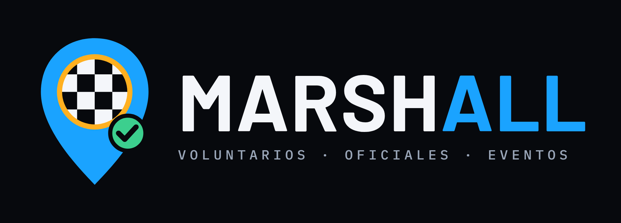 Logotipo de Marshall: voluntarios, oficiales, eventos